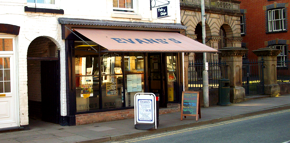 Evans Fish Bar Llanidloes - The finest fish dinners in Wales